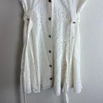 ZARA White Eyelet Dress Photo 4