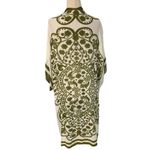 Lovestitch White & Green Cover Up Kimono Women's One Size NWT | 34-28 Photo 1