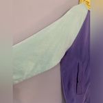 Teddy Fresh  Hoodie Sweatshirt Pastel Color Block Purple Yellow Pink Unisex S M Photo 1