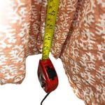 Matta Sabina Greece Midi Dress Rust Printed Short Sleeves Cotton Womens Sz XS Orange Photo 11