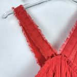 Natori NWT  Summer Texture Eyelet Dress Mandarin Orange Size 10 NEW $795 Photo 5