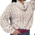 Anthropologie  Moon & Madison Confetti Cowl Cable Knit Sweater Womens L Chunky Photo 1