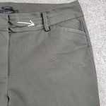 Talbots  Womens Pants 12 Army Green Stright Leg Pocket Stretch Casual Office Work Photo 9