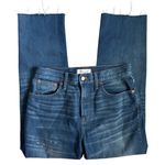 Madewell The Perfect Vintage Jeans Faded Indigo Wash Cool Step Hem Size 29 Photo 5