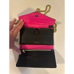 Trina Turk NWT  Floral Printed Leather Chain Strap Crossbody Tech Wallet Photo 3