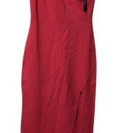 Lulus Good Times Only Hot Pink One Shoulder Maxi Dress Size Medium NWT Photo 0