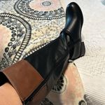 Solanz Full Length Boots Black Tan Zip up Gretchen Winter Dress Womens 7.5 New Photo 12