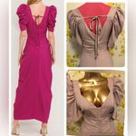 The Clothing Company NWT Ruched front maxi dress in dusty pink size M Photo 3