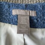 H&M Cornflower Blue Tweed Cropped Lady Jacket Size XXL Photo 4