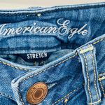 American Eagle  Outfitters Distressed Mid Rise Jegging Blue Jeans Size 2 Photo 2