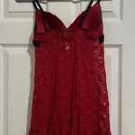 gilligan and o'malley Gilligan & O’Malley Red & Black Lace Lingerie Slip Dress Nightie S Small Photo 7