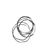 Set of 6 silver bangle bracelets Photo 5