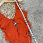 The Bikini Lab  Women’s Tie Front One-Piece Swimsuit Beach in Orange Size S Photo 14