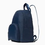 Kate Spade  Packable Foldable Backpack Travel Daypack Pouch Navy NWT Photo 3