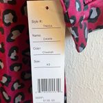 Tracy Negoshian Dress Red Cheetah Print “Dawn” Dress 3/4 Sleeve Tunic Sz XS NWT Photo 8