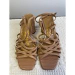 Sam Edelman Women's Leather Tan Strappy Shoes/Sandals/Heel 3.5" Size 8.5 SKU 231 Photo 1