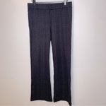Betabrand Boot Cut Onyx Plaid Size Medium Petite Black Purple Stretch Pants Photo 3