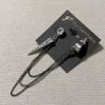 Helix Gennaro Single Long Spike Chain Earring w/Non-Pierced  Cuff Earring, NWT Photo 6