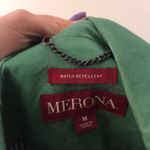 Merona  Water Repellant Green Tortoise Jacket with Tie Photo 3