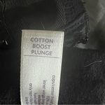 Cacique  Black White Diamond Cotton Boost Plunge Underwire Bra Photo 4