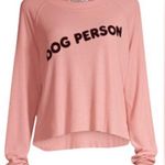 Wildfox Monte Dog Person Thermal Crop Top Peachy-Pink Size M, New w/o Tag $98 Photo 11