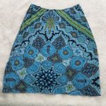 The Limited Vintage Silk Paisley Floral Slip Skirt Photo 1