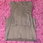 mocha corset hooded scrunch sleeveless top y2k early 2000s Size M Photo 1