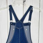 No Boundaries  Short Jeans Overalls Stretch Denim Size L (11-13) Cuffed Photo 7