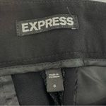 EXPRESS Mid Rise Dressy Tailored Cuffed Shorts Black Size 6 Photo 5