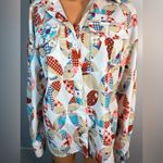 Cider  Multicolor Patterned Sweater with Cream Cowl Photo 3