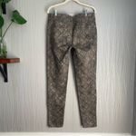 Democracy Pants Women's AB Technology Ankle Jeans Size 8 Snake Print Straight Photo 6