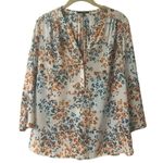 NYDJ Not Your Daughter’s jeans blouse floral print Small Photo 0