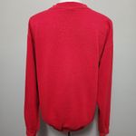 Vintage 90s red Ohio State Buckeys fleece crewneck sweatshirt size medium Photo 4