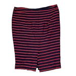 Ann Taylor  Womens Pencil Skirt‎ Plus Size 14 Black Red Striped Lined 33" Waist Photo 4