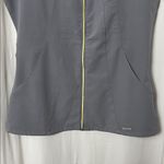 Jaanuu  Gray Gold Zip Scrub Top Size XS Photo 3
