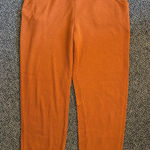 Orange Cuffed Jogger Pants Photo 0