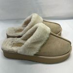 Altar’G State‎ by Matisse Cozy Tan Shearling Slippers 10M Preowned Size 10 Photo 2