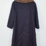 Vintage Michel Daniels France Fur Collar Coat Size L Photo 2