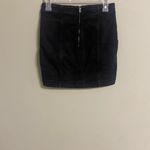 Free People Women's Modern Femme Denim Mini Skirt Black Size 6 Photo 1