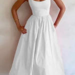 House Of CB  XS D-DD  'Lolita' Ivory Corset Sundress‎ white NWOT Photo 0