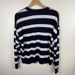 Workshop Republic Clothing Workshop Womens Striped Mon Amour Top Sz Large‎ Graphic Pullover French Comfort Photo 5