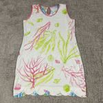 Ana Clare Reversible Dress Womens XXL Scallop Hem Ocean Sea Turtle Resort Wear Blue Photo 7