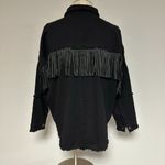 Vervet *NEW* Fringe Denim Jacket Photo 4