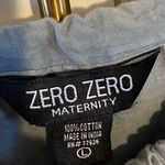 Zero Zero Cotton Gray black ombre tie dye embellished Maxi Skirt boho whimsigoth Size L Photo 4