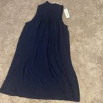 Francesca's Mi ami Francesca’s navy NWT large smock halter swing dress Photo 1