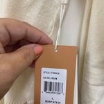 Cyrus  nwt ivory long sleeve women’s‎ sweater size large Photo 6