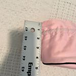 None satiny smooth pink drawstring close circular jewelry pouch travel case A1 4405 Photo 6