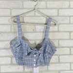 Lovers + Friends  Debbie Crop Top in Blue B… Photo 4