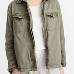 Abercrombie & Fitch Abercrombie Fitch Green Utility Jacket Photo 0
