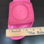 Versace Hot Pink Medusa Palazzo Pool Slides MISSING MEDUSA Photo 6